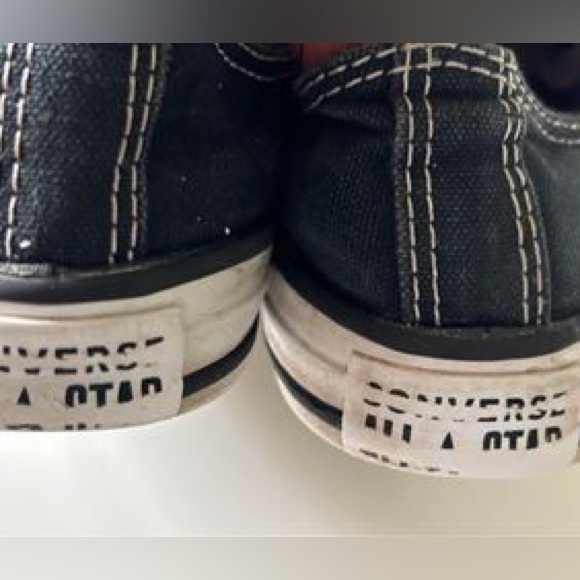 CONVERSE All Stars youth size 1 flaming shoes - Picture 4 of 6